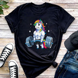 Weightlifting Unicorn Tee Shirt