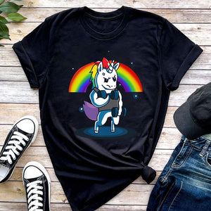 Unicorn Rainbow Tee Shirt