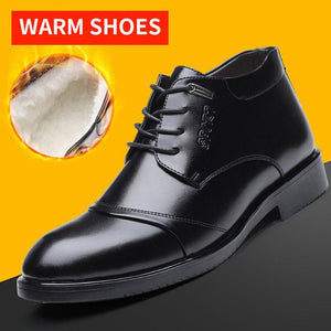 High Quality Soft Leather Wool Inner Snow Boots