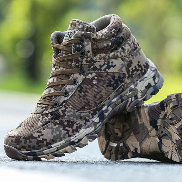 Winter Tactical Men Boots Camouflage Warm Cotton Army Shoes