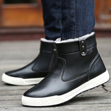 Plus size Winter New Male Fashion High Top Snow Boots