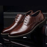 High Quality Brogues Lace-Up Business Dress Shoes