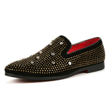 Luxury Brand Rhinestone Rivets Dress Shoes