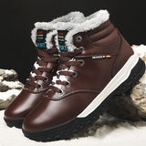 Big Size Plus velvet Warm Waterproof Snow Shoes