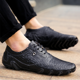 Luxury Alligator Style Men's Genuine Leather Shoes