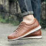 High Quality Genuine Leather Fashion Sneakers