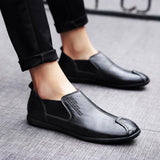 Casual Split Leather Flats Shoes