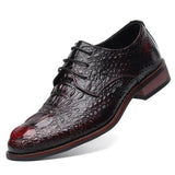 Brand Genuine Leather Men Business Oxfords Shoes