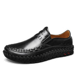 Handmade Genuine Leather Loafers Men Casual Shoes