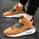 Men's Lace Up Warm Sneakers