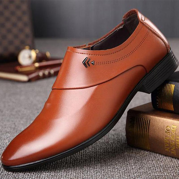 New Men Business Quality Leather Dress Shoes