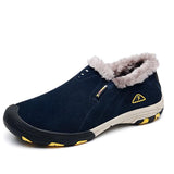 Brand Real Leather Mens Winter Snow Boots