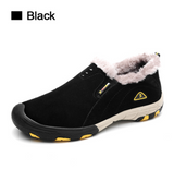 Brand Real Leather Mens Winter Snow Boots