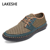Mesh Lace-up Summer Shoes