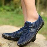 Mesh Lace-up Summer Shoes