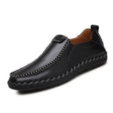 Fashion Cow Split Leather Luxury Men Loafers