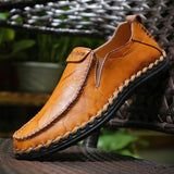 Fashion Cow Split Leather Luxury Men Loafers