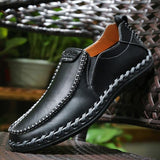 Fashion Cow Split Leather Luxury Men Loafers