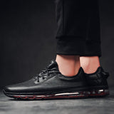 Men Air Leather Breathable Running Sneakers