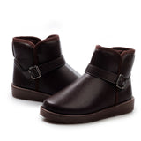 Warm Casual Ankle Shoes Man Boots Leather