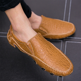 Luxury Alligator Style Men's Genuine Leather Shoes