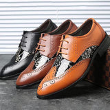 Men's Shoes - New Fashion Microfiber Leather Men's Dress Shoes