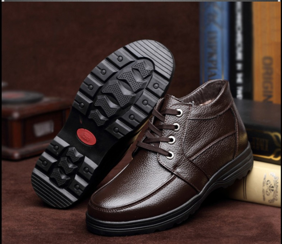 Hot Sale Plus Size Genuine Leather Men Boots