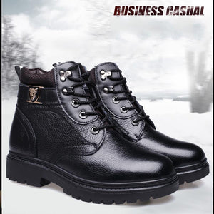 Warm Velvet Cotton Shoes Men Cotton Boots Martin Boots