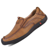 Men's anti-skid wear-resistant leather shoes