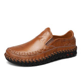 Handmade Genuine Leather Loafers Men Casual Shoes