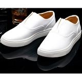 Man's Fashion Full Grain Leather Brand New Cut-outs Breathable Loafers