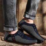 Big Size Men's Breathable Casual Driving Shoes