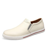 Big Size Slip-on Genuine Leather Moccasins Men Casual Shoes