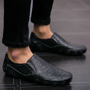 Luxury Alligator Style Men's Genuine Leather Shoes