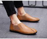 Casual Split Leather Flats Shoes