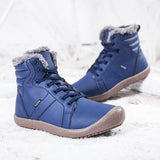 Casual Round Toe Snow Boots With Warm Fur