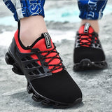 Fashion Lace-up Breathable Air Mesh Men's Sneakers Shoes