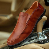 Fashion Genuine Leather Male Shoes Plus size to 13