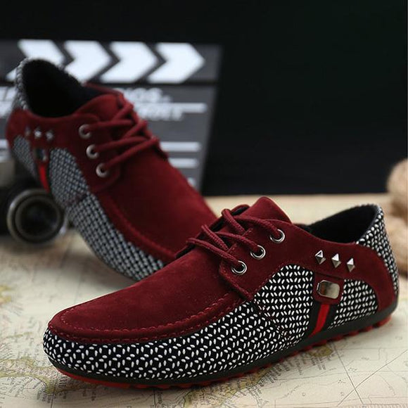 Big Size Men's Breathable Casual Driving Shoes