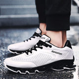 Men's casual low help breathable sports shoes