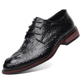 Brand Genuine Leather Men Business Oxfords Shoes