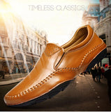 Fashion Business Casual Leather Driving Men's Shoes