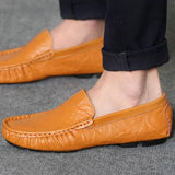 Comfortable Casual Split Leather Men's Loafers