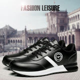 Autumn Winter Classic Stitching  Men Leather Shoes