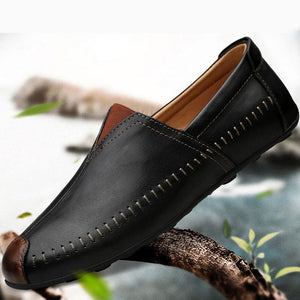 Fashion Big Size Genuine Leather Men's Loafers