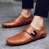 High Quality Leather Plush Warm Men Shoes