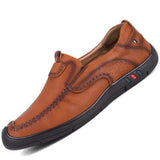 Men's anti-skid wear-resistant leather shoes