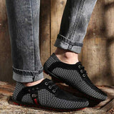 Big Size Men's Breathable Casual Driving Shoes