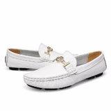 Alligator Soft Leather Loafers Men Shoes