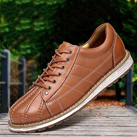 High Quality Genuine Leather Fashion Sneakers